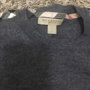 Authentic Burberry gray sweater